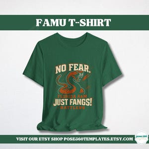 Florida A&M Rattlers HBCU T-Shirt, Unisex FAMU College Gear Tee, Casual Team Spirit Shirt, Game Day Apparel, Sports Fan Clothing