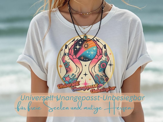 Women's T-Shirt Organic Cotton – Universally Non-Conformist – Spiritual & Self-Determined