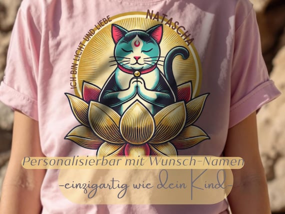 Children's T-Shirt – I am light and love – organic cotton, spiritual & gentle