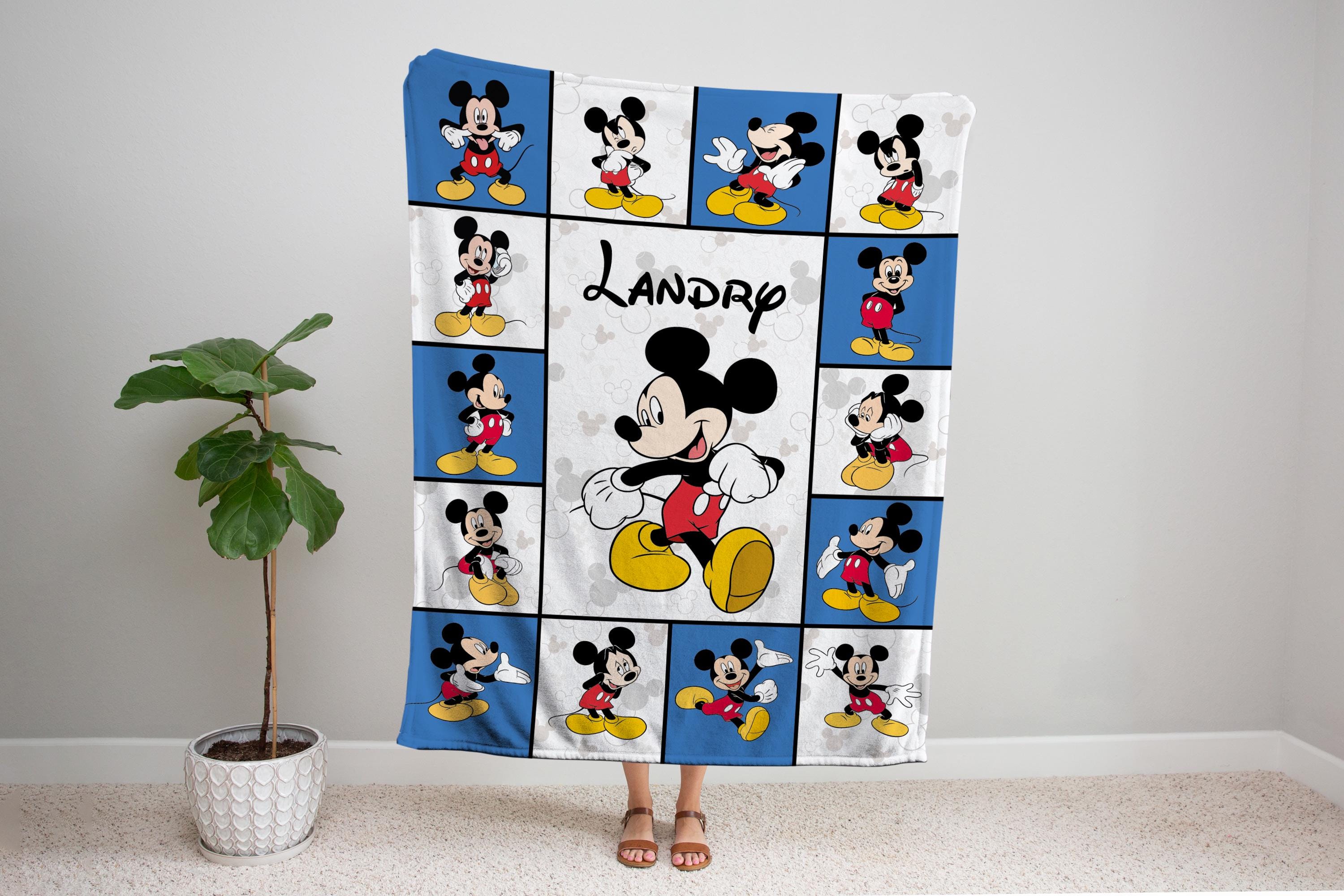 Toddler Blanket Mickey Mouse Etsy