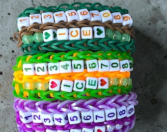 Stretchy Kids Emergency Contact Bracelet, Primary Phone Number Safety Band