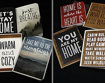 Inspirational Mini Note Card Set: Romantic Outdoor Theme, Gift Enclosures