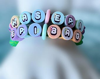 EPI Medical Alert Bracelet: "Has EPI" Rubber Band Cuff for Toddlers