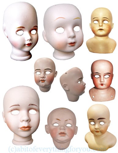 baby doll heads for crafts