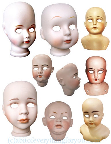 baby doll heads for crafts