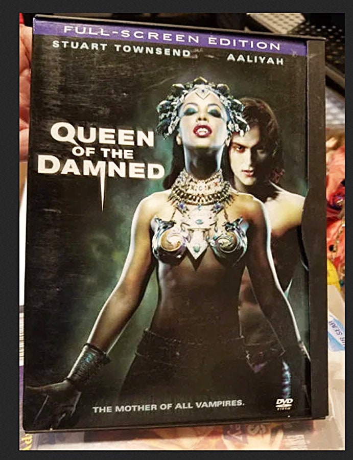 Queen Of The Damned dvd Vampire horror movie Aaliyah Stuart Townsend 2002
