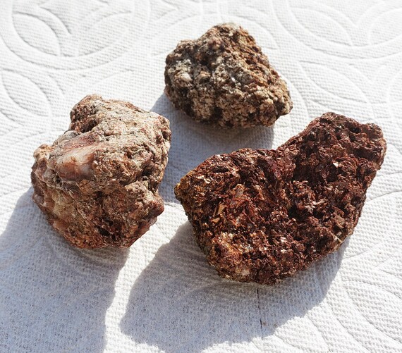 3 fools gold Quartz crystal Rock collection nugget stones Etsy