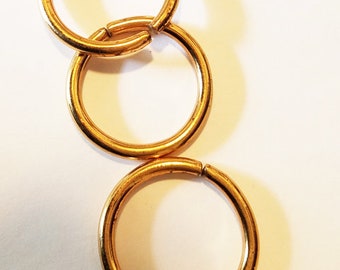 2 vintage jump rings jumprings hoops 30 mm hoop metal jewelry supplies findings