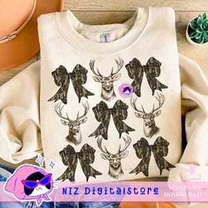 Deer Hunting Camo Bow Png, Huntin Wife Bow shirt Design, Hunting Camo Bow Sublimation, Bow Design, Vintage Camo Bow Design Digital Download