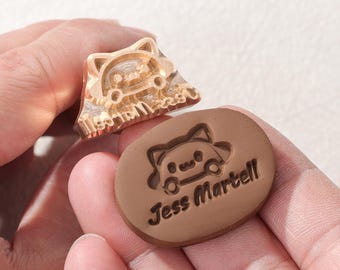 Custom Clay Signature Stamp, Monogram Stamp for Pottery Signature, Custom Made Pottery Stamp, Ceramic Stamp, Father&#39;s Day Gift