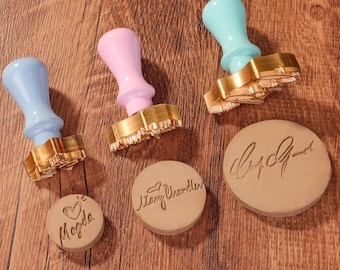 Custom Pottery Stamp | Personalised Clay Stamp | Signature Clay Stamp | Custom Letter Stamps for Clay | Father&#39;s Day Gift