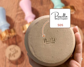 Custom Handwriting Signature Pottery Stamp, Valentine’s Day Clay Stamp for Ceramic, Personalized Gift for Ceramic Artist