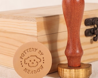 Custom Pottery Stamp | Personalised Clay Stamp | Signature Clay Stamp | Custom Letter Stamps for Clay | Father's Day Gift