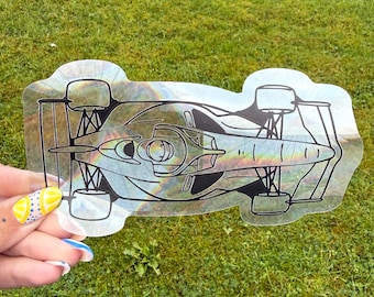F1 Car Suncatcher | Rainbow Sun Catcher | Window Decal | Window Sticker