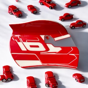 Charles Leclerc Ferrari Helmet - Hair Claw/Clip - Formula 1
