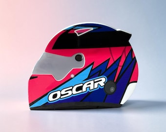 Limited Edition - Oscar Piastri Pink Helmet Hair Claw - Mclaren, F1, Driver, Papaya