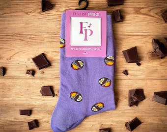 Creme Egg Chocolate - Easter Socks