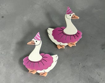 Silly Goose Hair Clip set - pack of TWO
