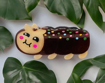 Raupen Kuchen - Haarspange