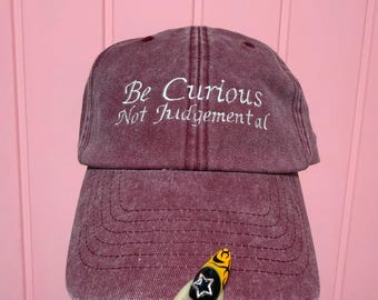 Ted Lasso 'Be curious not judgemental' Cap - Custom Colours Available