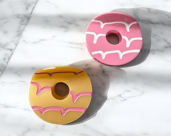 Party Ring Biscuit - Hair Clip / Claw - 2 for 24
