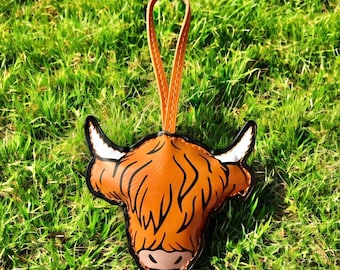 Highland Cow Bag Charm