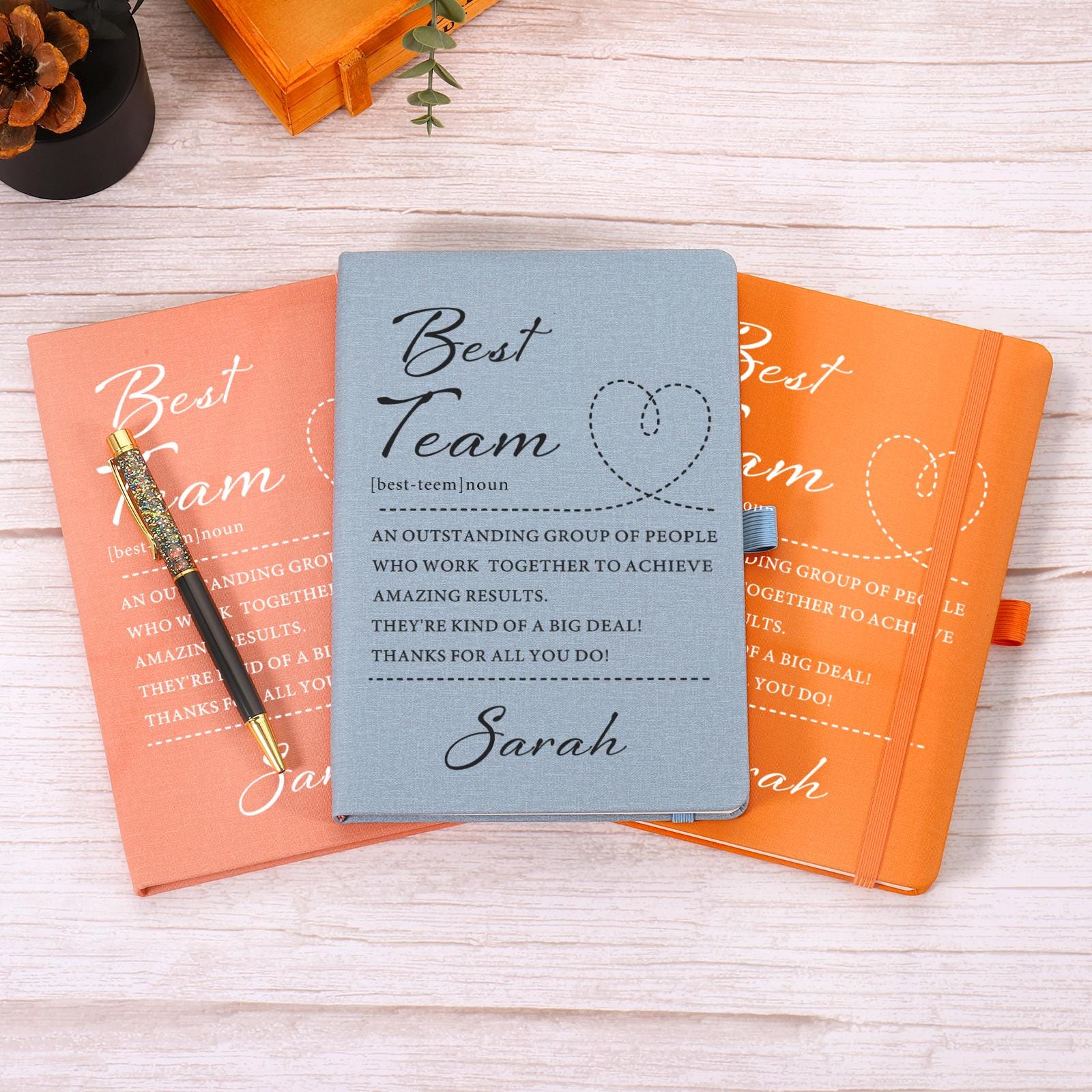 Best Team Journal,Custom Bulk Journals,Corporate Gift,Team Appreciation Gift,Appreciation Week Gift,Employee Thank You Gift,Coworker Gift