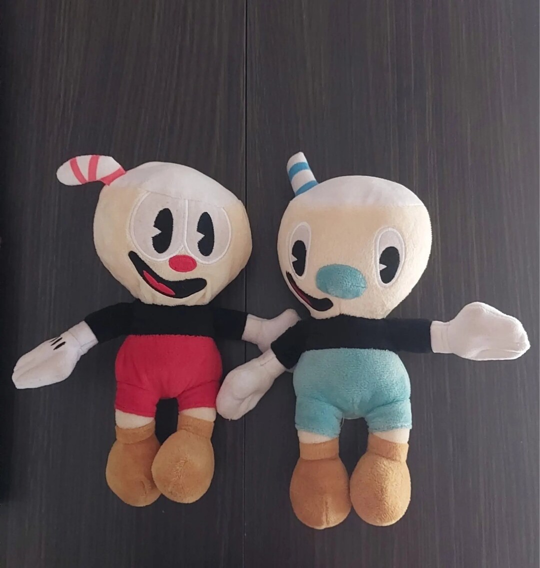 Adventure Game Cuphead Plush Toy Mugman - Etsy