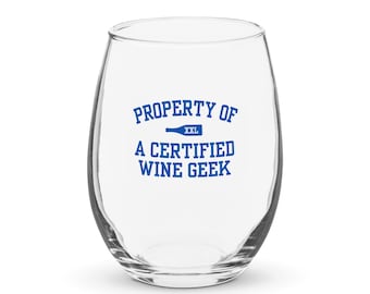 Gecertificeerd Wine Geek 15oz wijnglas zonder steel – elegant glas voor wijnliefhebbers, perfect voor dagelijks gebruik of om cadeau te doen