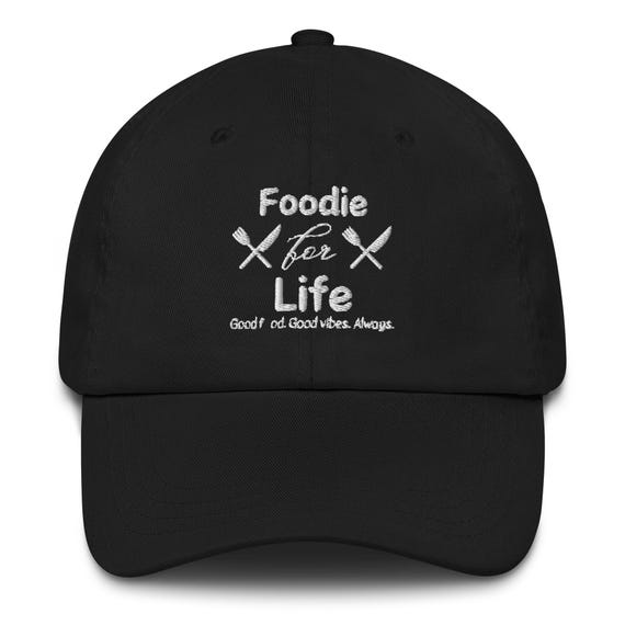 帽子 soloist foodie Foodie for Life Hat - Embroidered 'good Food, Good Vibes' Cap for