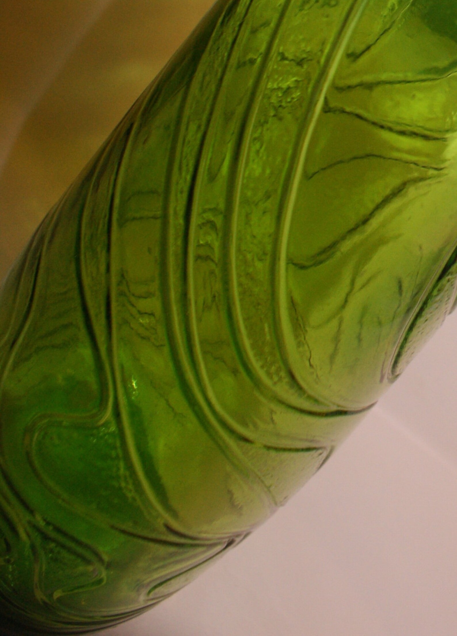 Vintage Gallo Green Ripple Wine Bottle 4/5 Quart Etsy