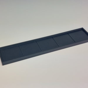 Movement tray 125x25mm 5x1 Square base Old world Warhammer Fantasy