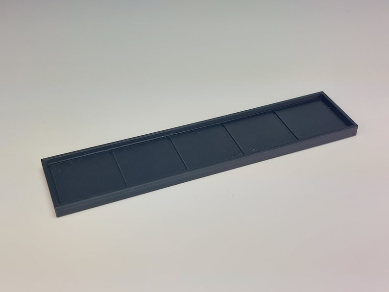 Movement tray 125x25mm 5x1 Square base Old world Warhammer Fantasy