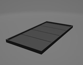 Plateaux de mouvement 30 x 60 mm - Cavalerie : 4x1, 4x2, 5x1, 5x2, 6x1, 6x2, 7x1, 7x2, Lance - Imprimé 3D