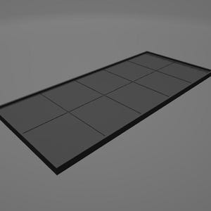 Movement Tray 40mm 5x2 200x80mm Square base Old world Warhammer Fantasy