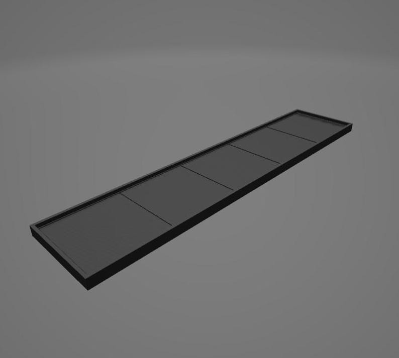 Movement Tray 40mm 5x1 200x40mm Square base Old world Warhammer Fantasy