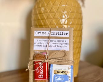 Blind Date with a Book - Crime & Thriller | Cosy Gift with Tea and Biscuit