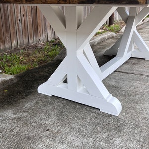 Customizable Solid Wood Dining Table Herringbone Pattern Chevron ...
