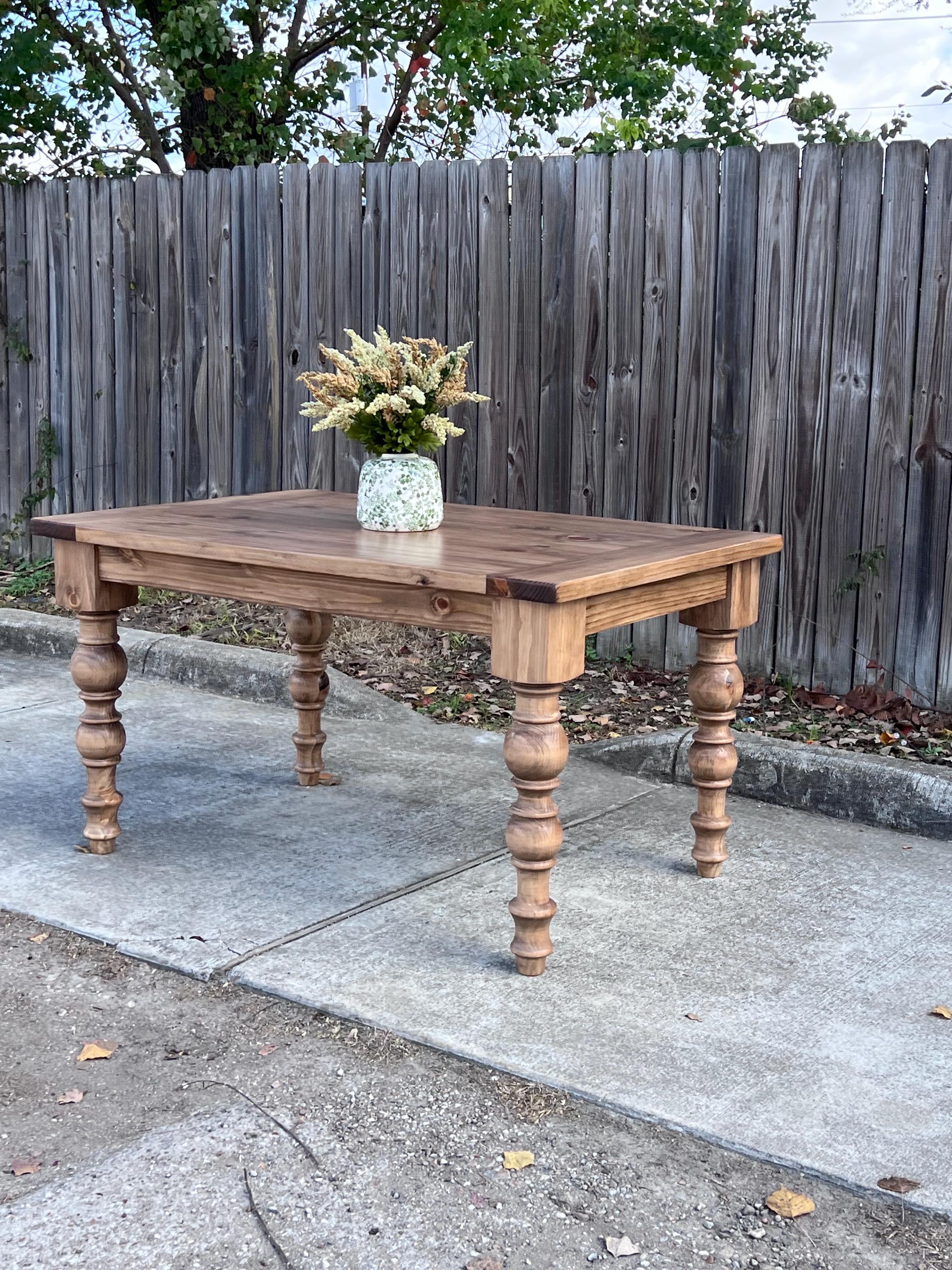 Dasha Custom Built Dining Table Solid Wood Table Rh Table Modern Rustic