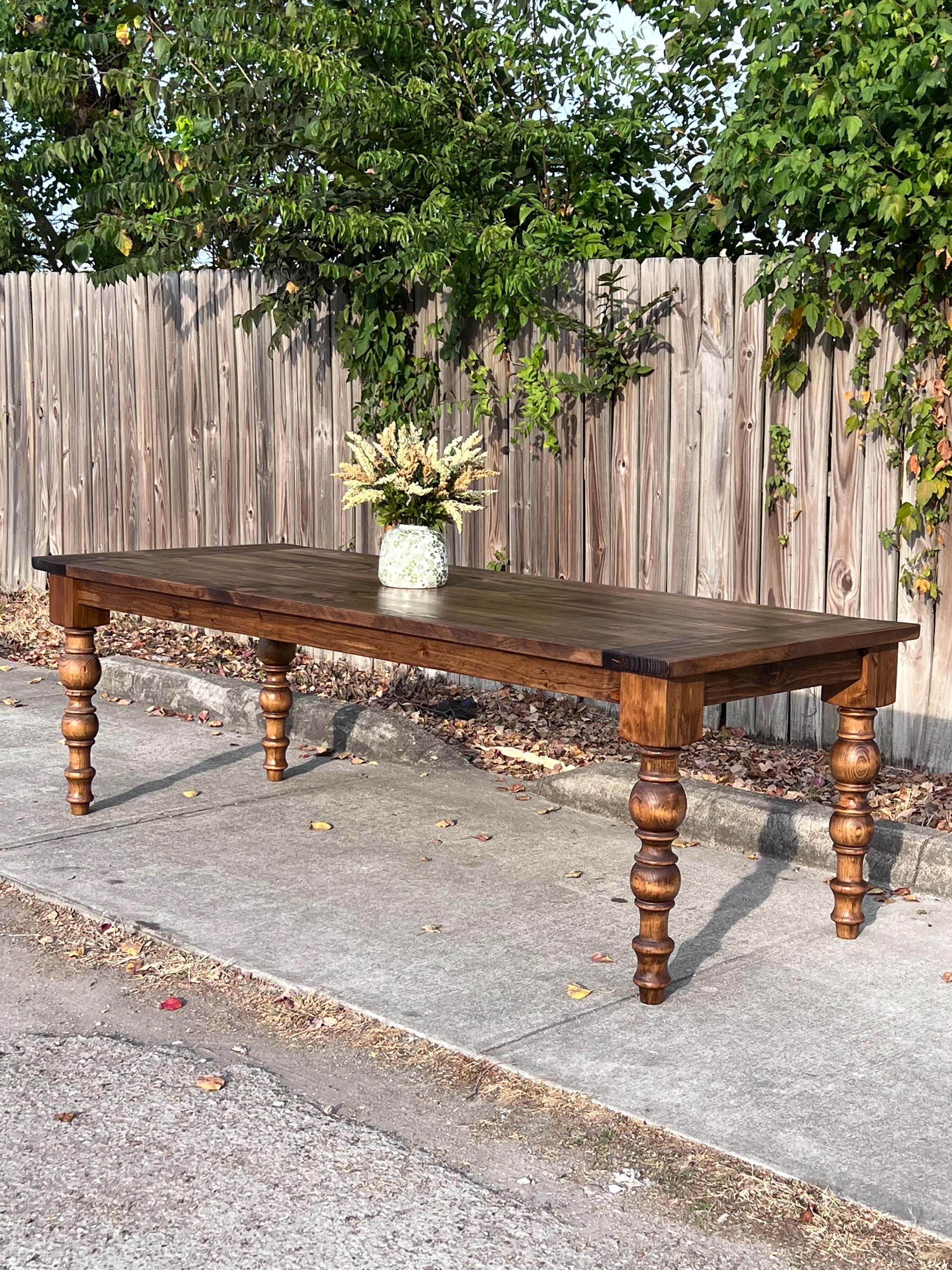 Dasha Custom Built Dining Table Solid Wood Table Rh Table Modern Rustic