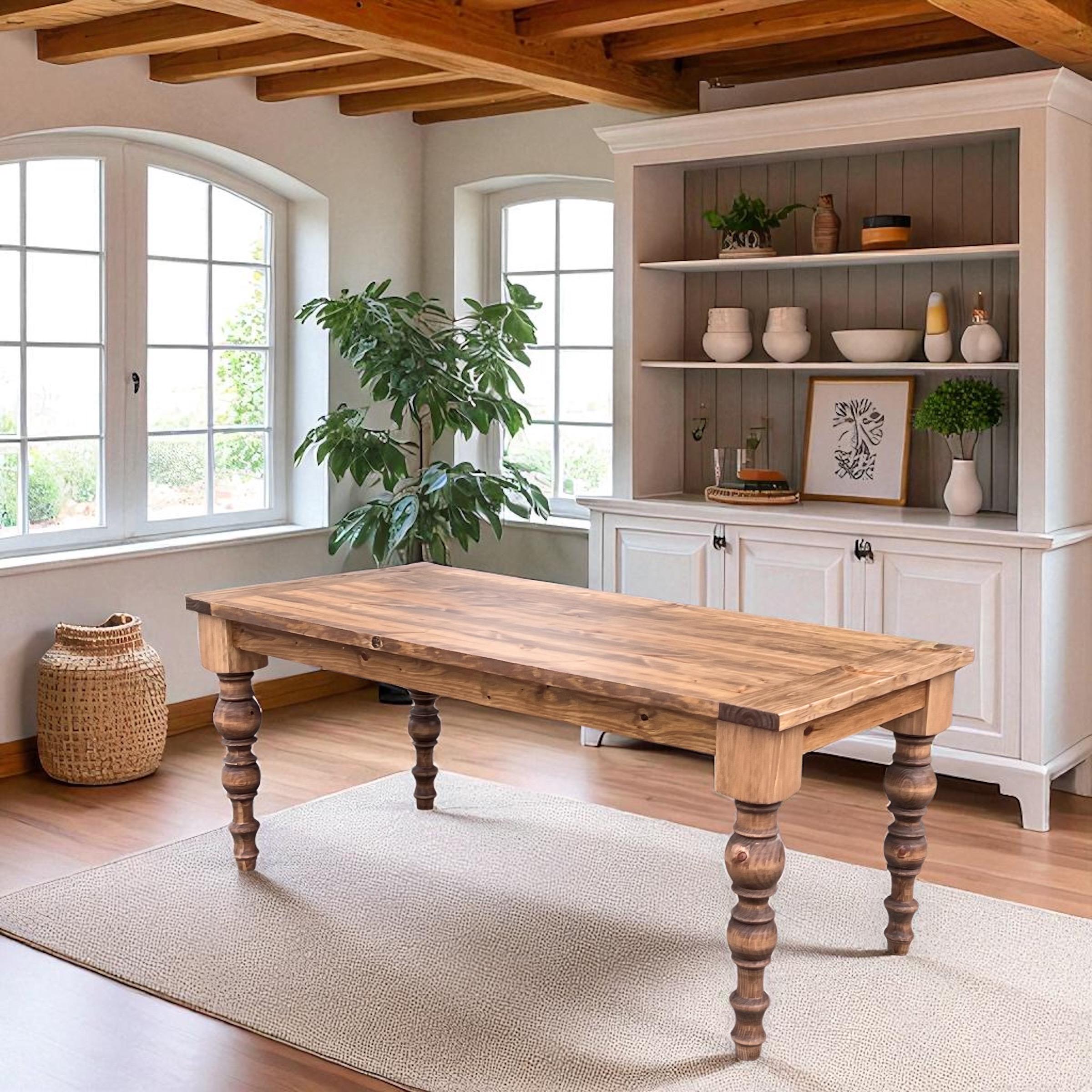 Dasha Custom Built Dining Table Solid Wood Table Rh Table Modern Rustic