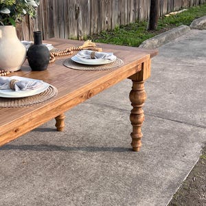Custom Solid Wood Dining Table - RH Table - Modern Rustic Table ...