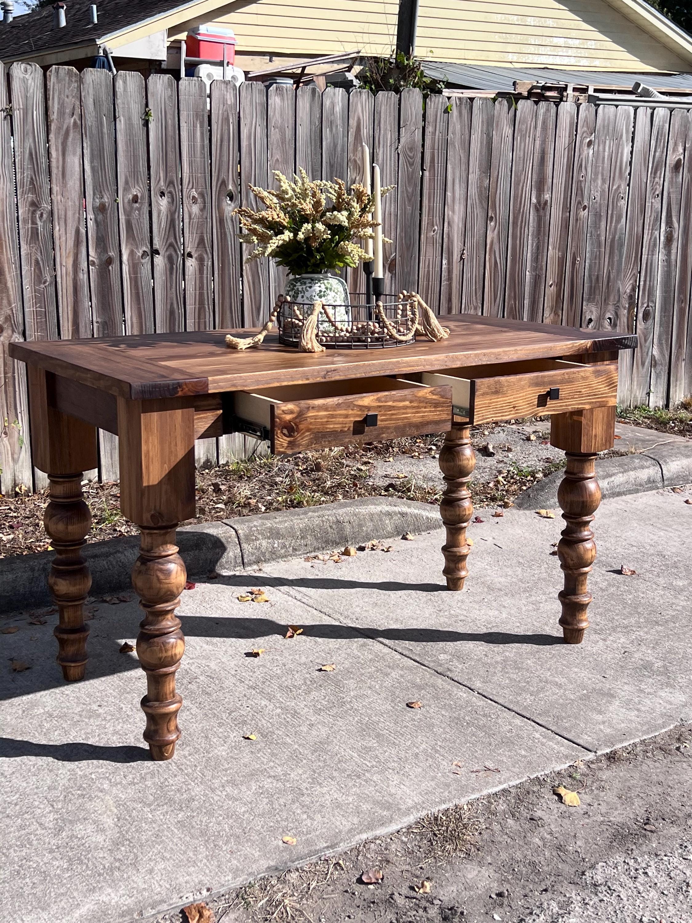 Kitchen Island Solid Wood Kitchen Work Table | Handcrafted Island ...