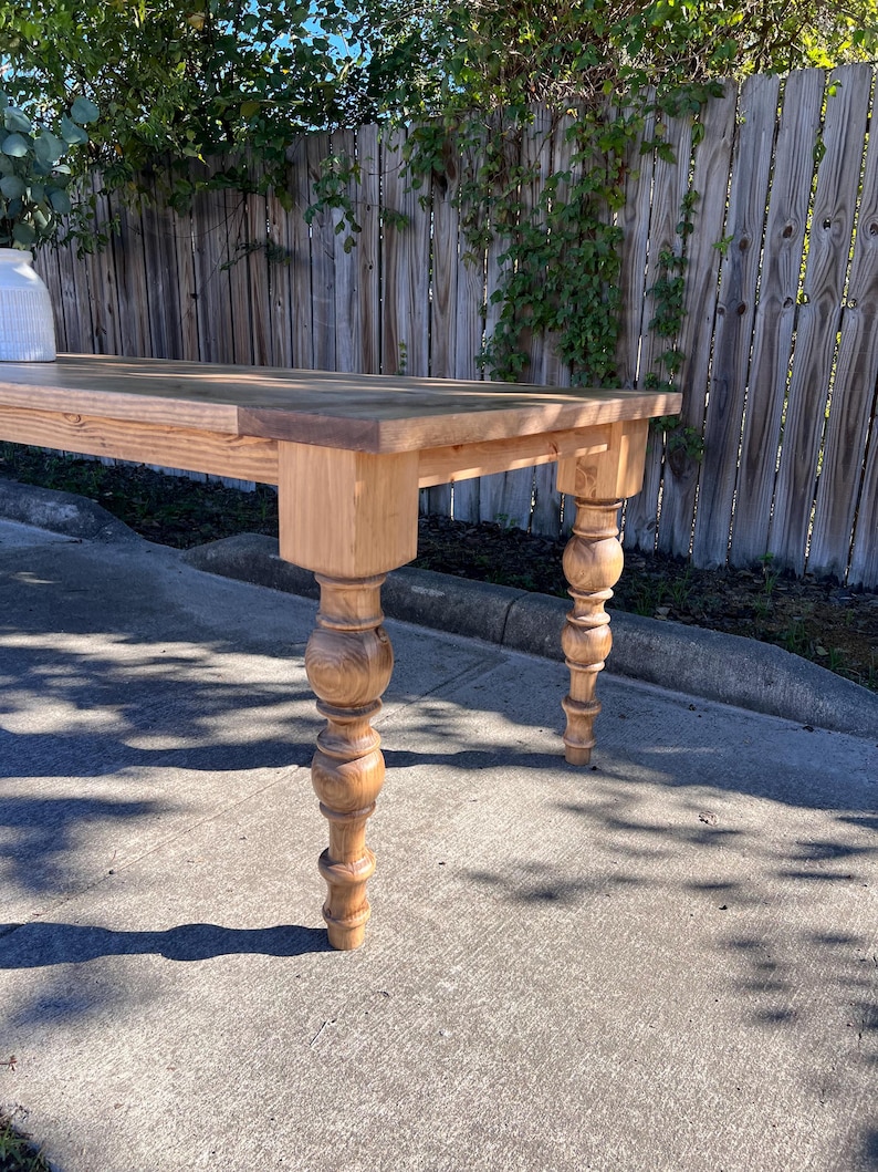 Customizable Solid Wood Dining Table - With Drawer Option - RH Table ...