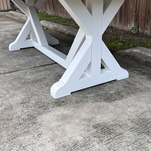 Customizable Solid Wood Dining Table Herringbone Pattern Chevron ...