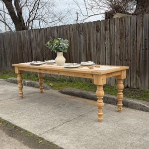Custom Solid Wood Dining Table - RH Table - Modern Rustic Table ...