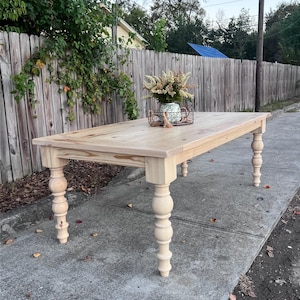 Customizable Dining Table - 100% Solid Wood - RH Table - Modern ...