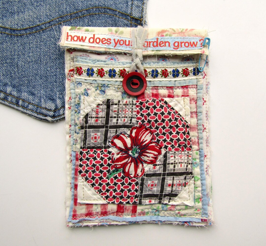 Kit Tissu Scrappy Sack Country - Lot Tissu Et Patron Pour Sac, Créations Couture