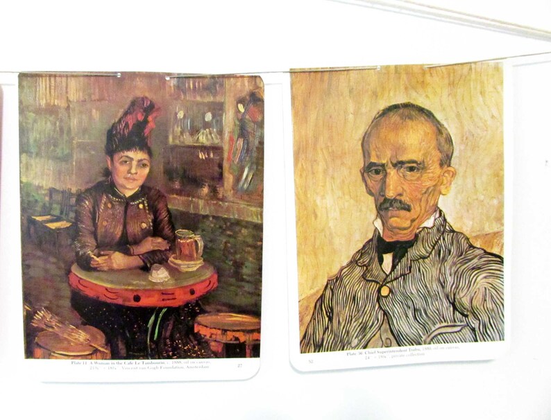 Van Gogh Paintings Double Sided Banner Paper Bunting Gallery Decor Vincent Van Gogh Paintings Art Banner Event Banner Wall Decor