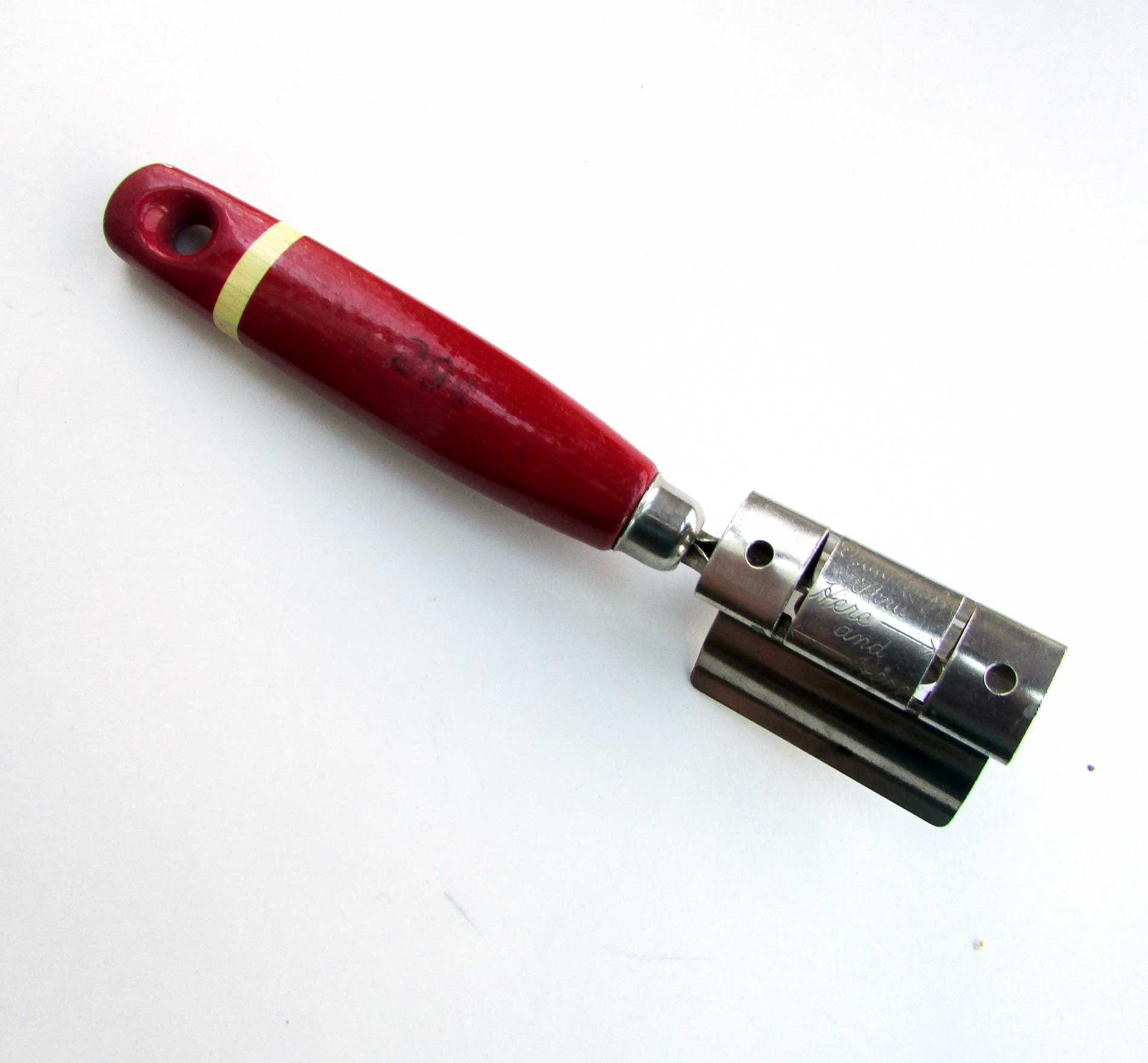 Vintage 1940 Knife Sharpener Kitchen Utensil with Red and Etsy